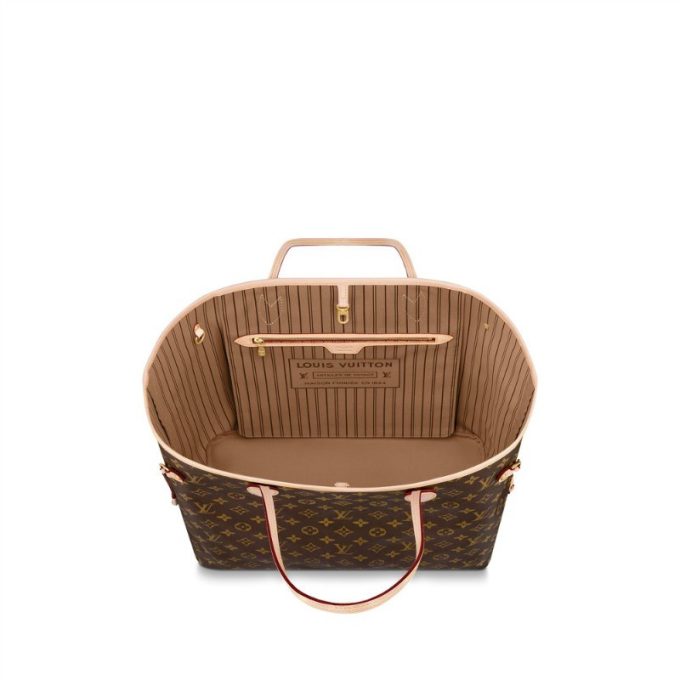 L-bag Monogram Canvas Neverfull GM M40990 Beige - Image 3