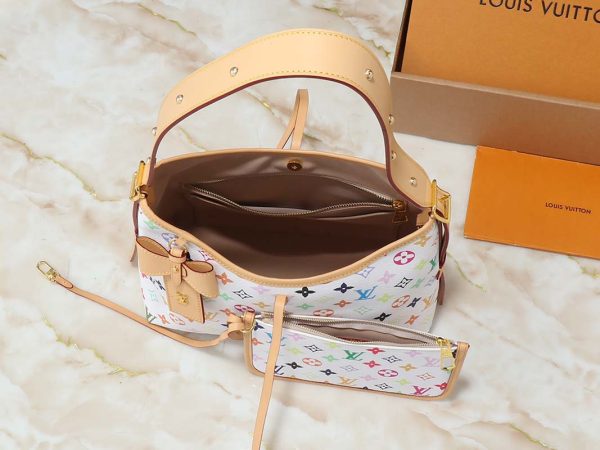 New M13661 M46203 High Quality 29X24X12Cm Real Leather Handbag With Small Pocket Bb-928079