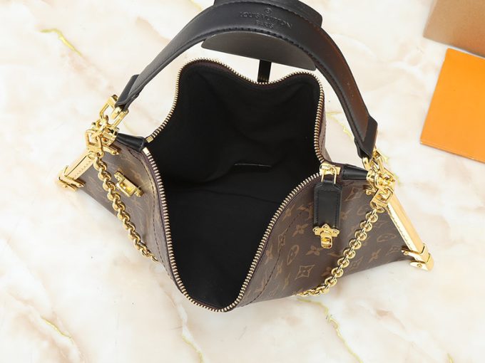 M12075 Top Quality 38X23X1Cm Real Leather Chains Handbag With Black Strap Bb-921426 - Image 9