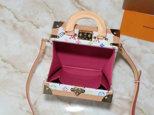New M13125 M45675 High Quality 22.5×17.5X11Cm Real Leather Red Lining Handbag With Adjustable Strap Bb-928093