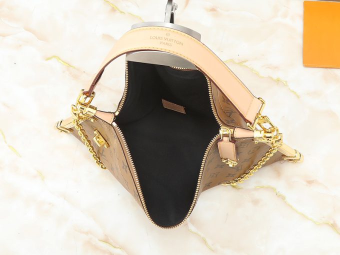 M12075 Top Quality 38X23X1Cm Real Leather Chains Handbag With Black Strap Bb-921426 - Image 11