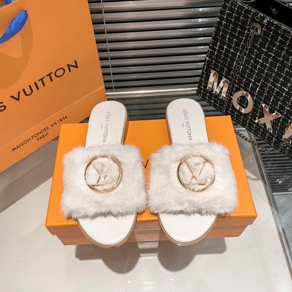 Fur Lock It Sandals
