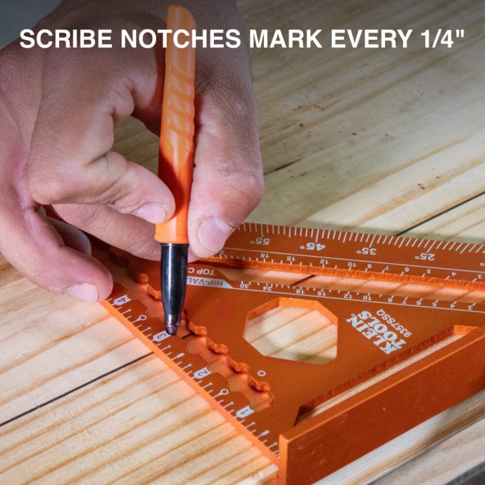 Klein Tools 9357SSQ Rafter Square, 7" - Image 6
