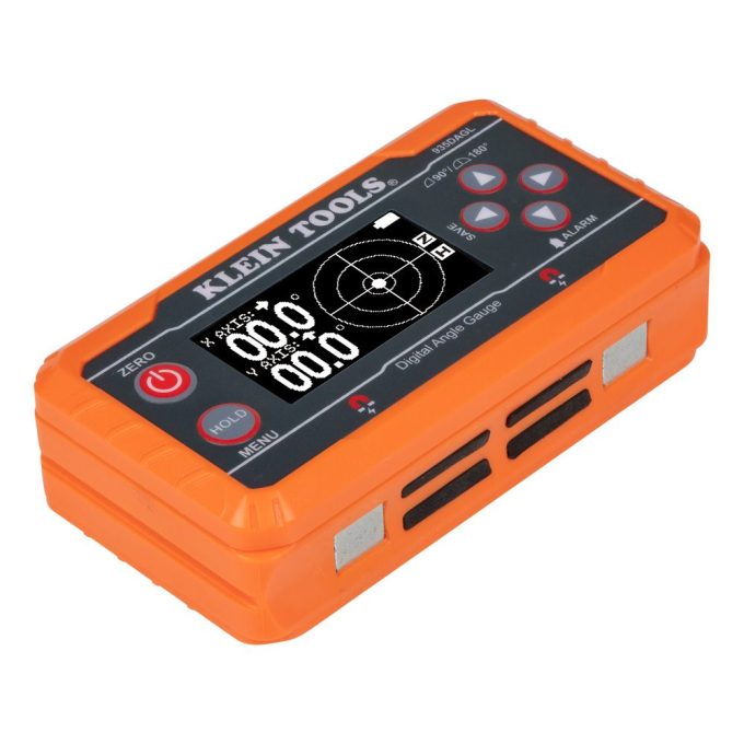 Klein Tools 935DAGL Digital Level Angle Finder with Programmable Angles, Measures 0 - 90 and 0 - 180 Degree or Dual Axis Bullseye Ranges - Image 4