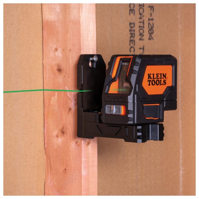Klein Tools 93LCLGR Rechargeable Self-Leveling Green Cross-Line Laser Level with Red Plumb - Image 8