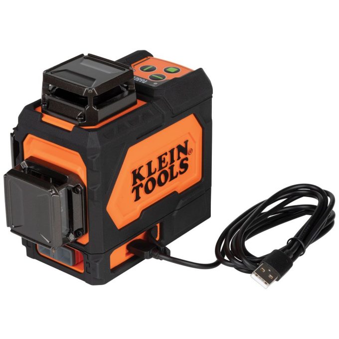 Klein Tools 93PLL Rechargeable Self-Leveling Green Planar Laser Level - Image 5