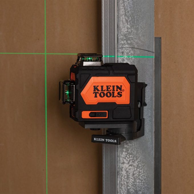 Klein Tools 93PLL Rechargeable Self-Leveling Green Planar Laser Level - Image 2