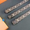 3 Colors   four-leaf clover double shadow printed belt