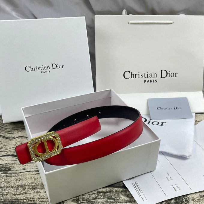 6 Colors  CD rhinestone plain belt - Image 3