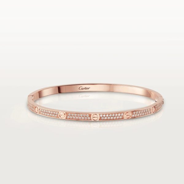 car The London Love Bracelet With 4 Diamonds Small Model-4mm Width
