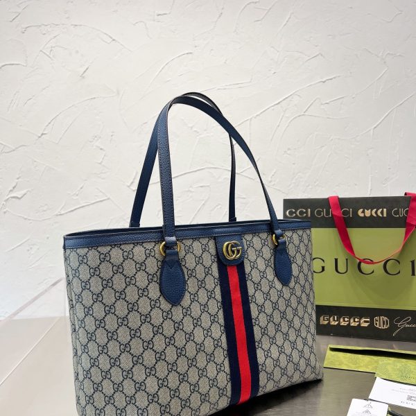 GC479 Ophidia GG Medium Tote / 15"W x 11"H x 5.5"D