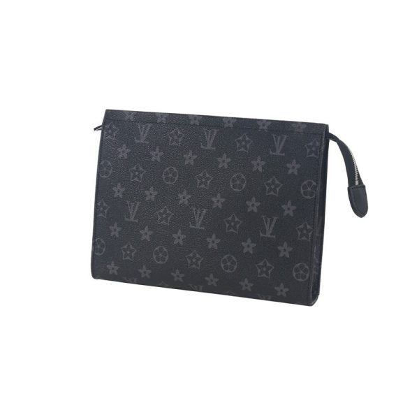 L-bag Monogram Clutches Black