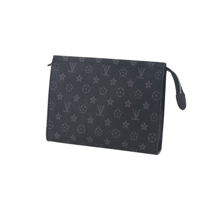 L-bag Monogram Clutches Black