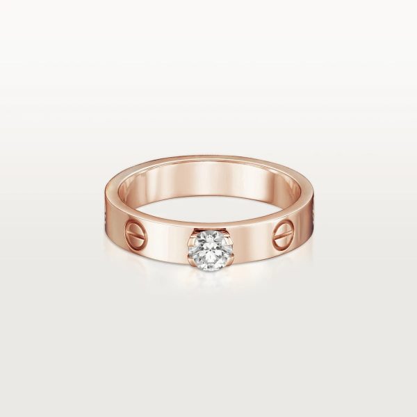 car The LOVE SOLITAIRE Ring With Diamond