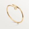 car Inspired Juste Un Clou Nail Bracelet With CZ Diamond