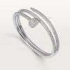 car Inspired Juste Un Clou Nail Screw Bracelet With Full Diamond Paved