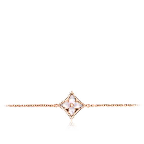 Color Blossom Star rose gold and white mother-of-pearl bracelet