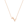 Louis Volt Upside Down Rose Gold Pendant
