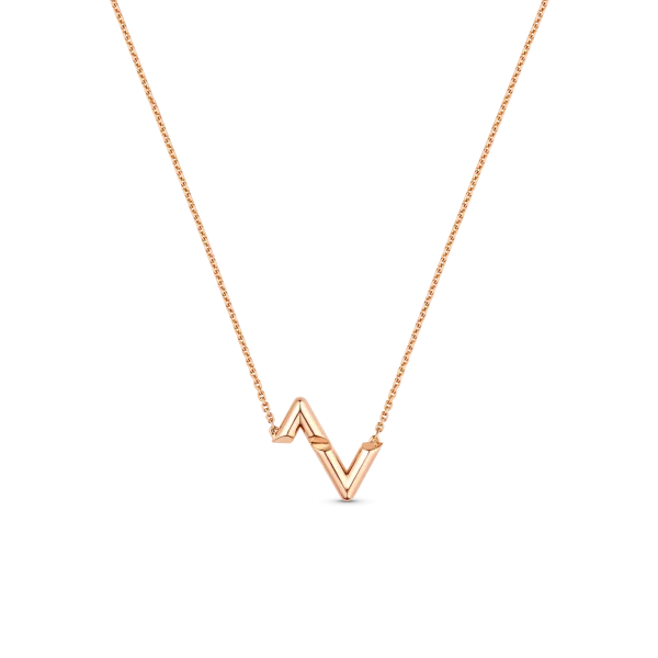 Louis Volt Upside Down Rose Gold Pendant