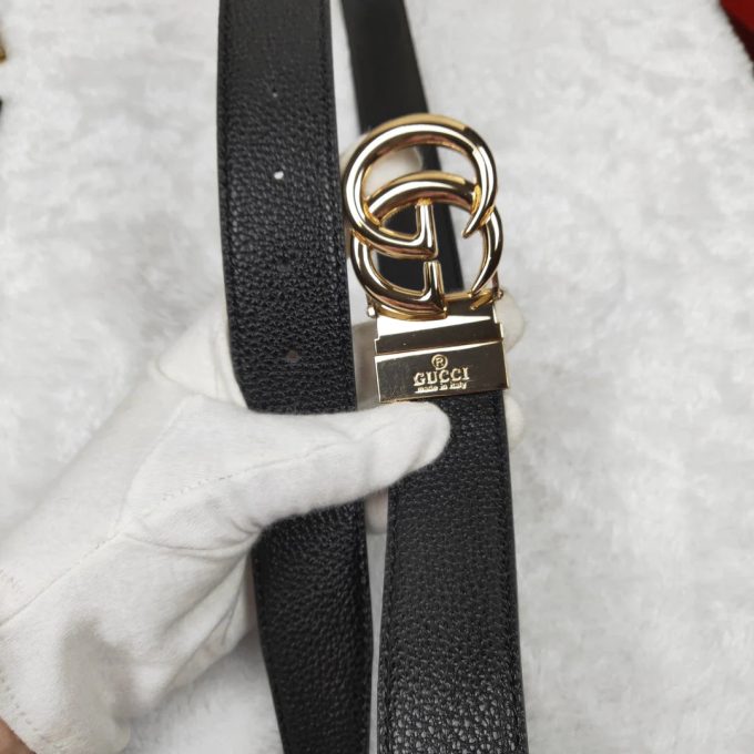 3 Colors Fashion metal buckle leather belt - Image 4