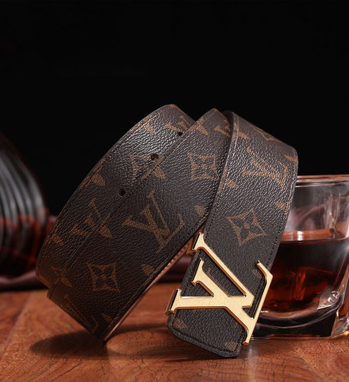 3 Colors  printed letter leather belt - Image 2