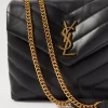 Y Loulou small quilted-leather shoulder bag 25*9*17 CM