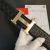 2 Colors  printed leather belt