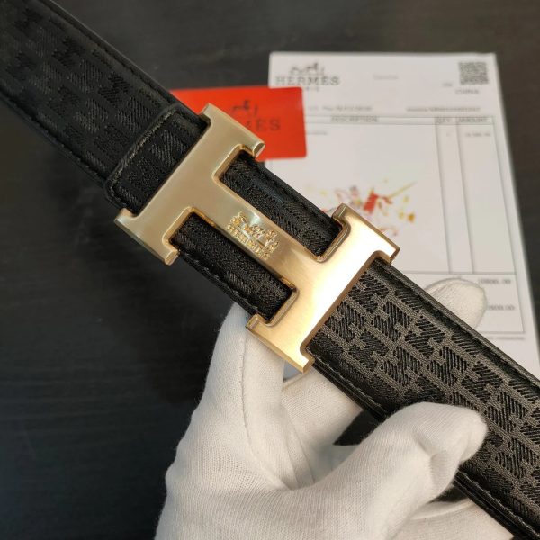2 Colors  printed leather belt