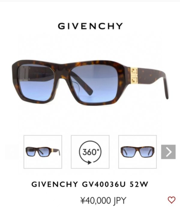 GIVENCH* Eyewear SIZE: 56-17-135