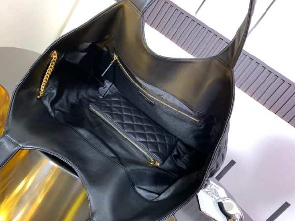 Y Icare Maxi Shopping Bag - Black