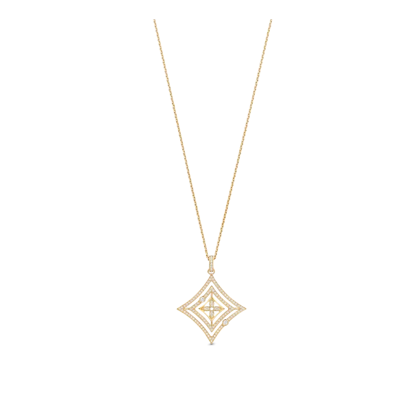 Idylle Blossom Medal in Yellow Gold and Diamonds