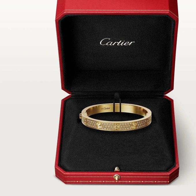 car The London Love Bracelet With Diamond Big Model-6mm Width - Image 25