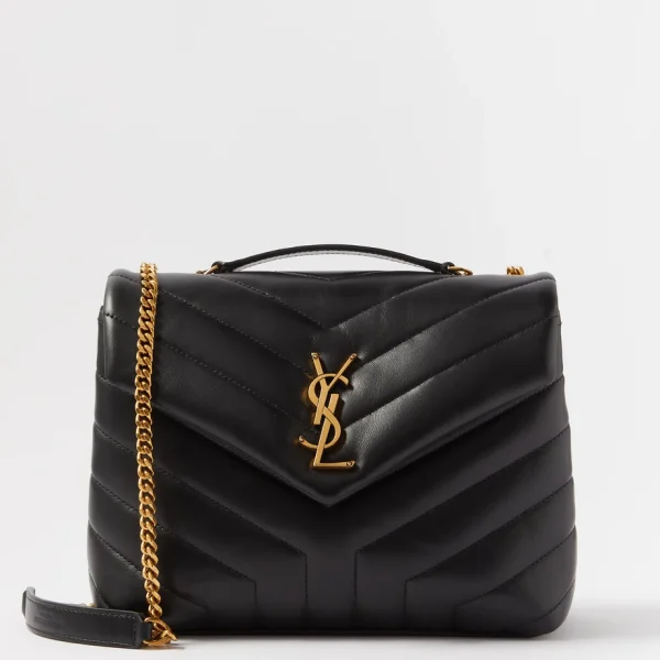 Y Loulou small quilted-leather shoulder bag 25*9*17 CM