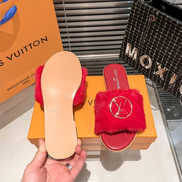 Fur Lock It Sandals