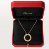 car Screw Love Necklace With Diamond Paved