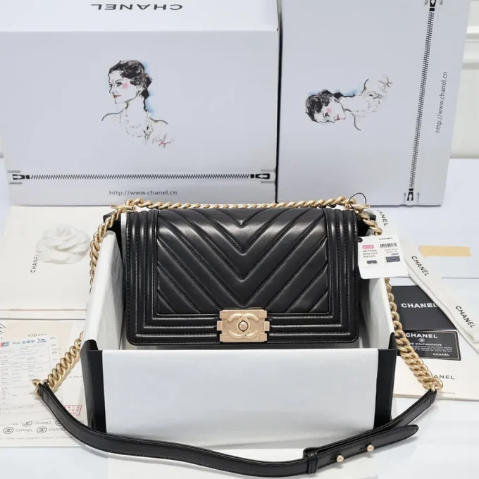 CHEVRON BOY CC HANDBAG - Image 2