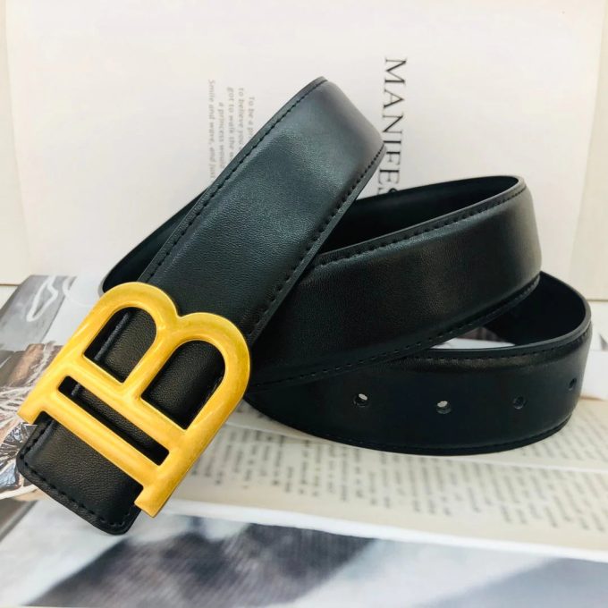 3 Colors Fashion letter leather belt - Image 2