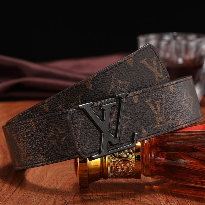 3 Colors  printed letter leather belt - Image 3