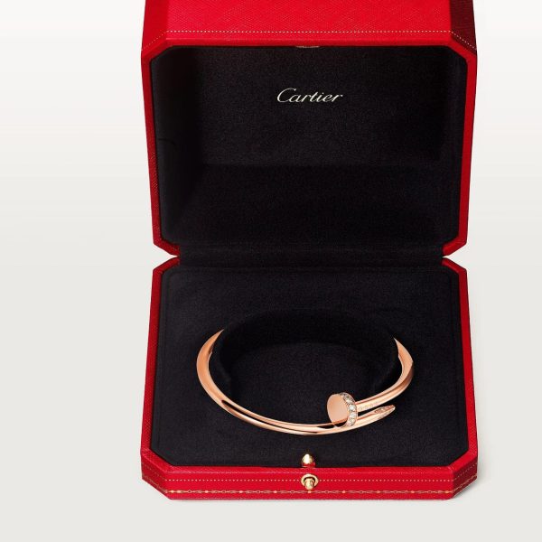 car Inspired Juste Un Clou Nail Bracelet With CZ Diamond