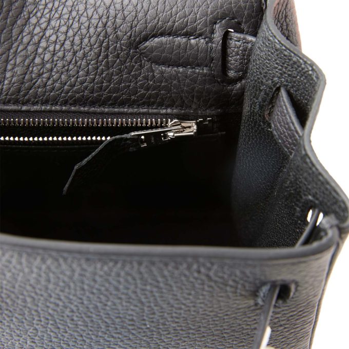 H Kelly Retourne 25 Black Togo Palladium Hardware - Image 9