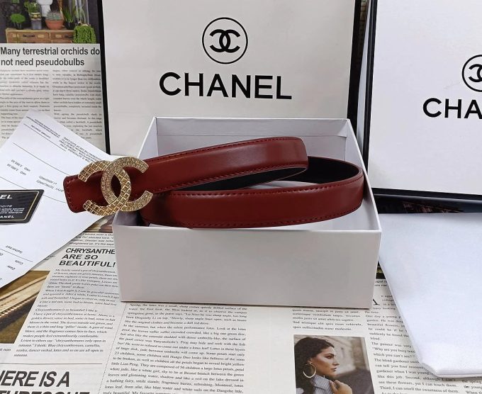 5 Colors  Double C Rhinestone Belt - Image 5