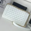 BOY CC HANDBAG CAVIAR LEATHER 25 CM