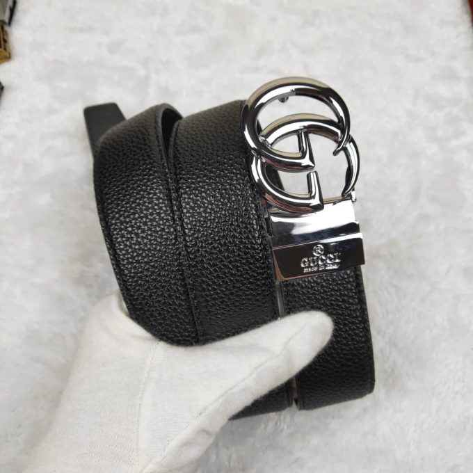 3 Colors Fashion metal buckle leather belt - Image 5
