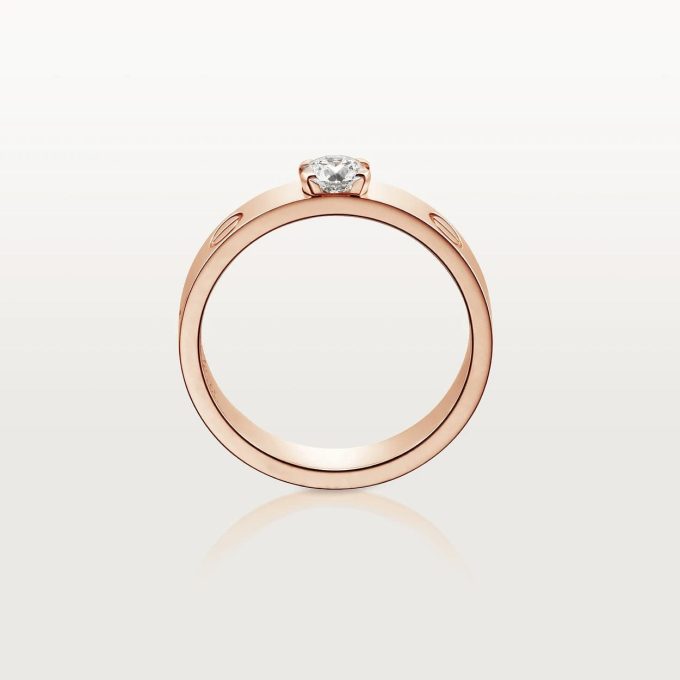 car The LOVE SOLITAIRE Ring With Diamond - Image 5