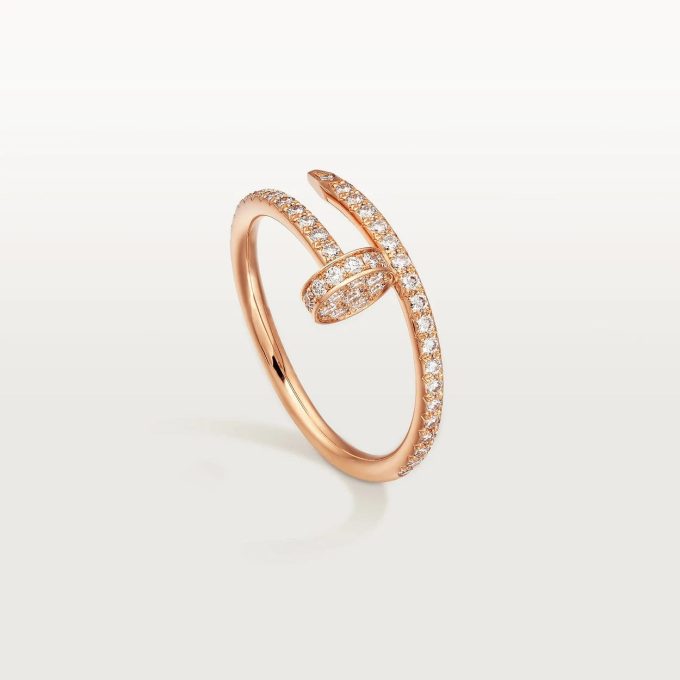 car Inspired Juste Un Clou Nail Ring-Diamond Paved - Image 2