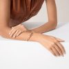 car Inspired Juste Un Clou Nail Bracelet With CZ Diamond