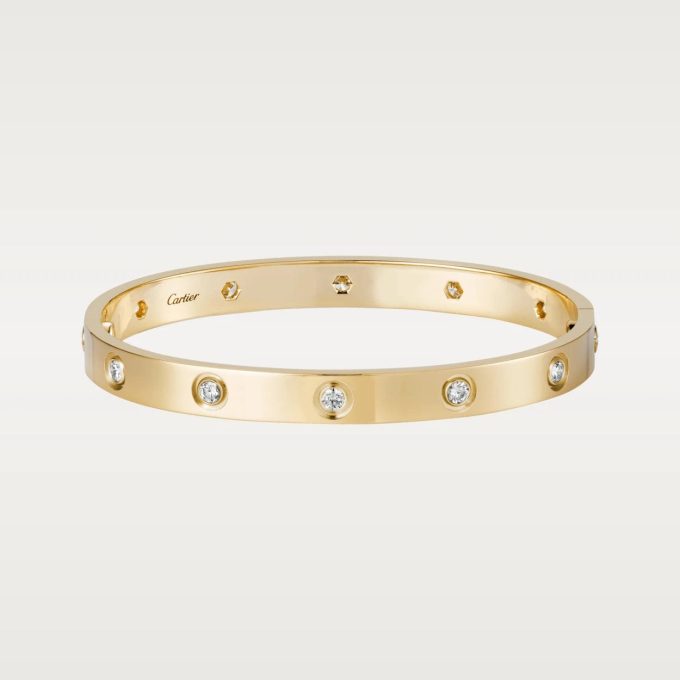 car The London Love Bracelet With Diamond Big Model-6mm Width - Image 15