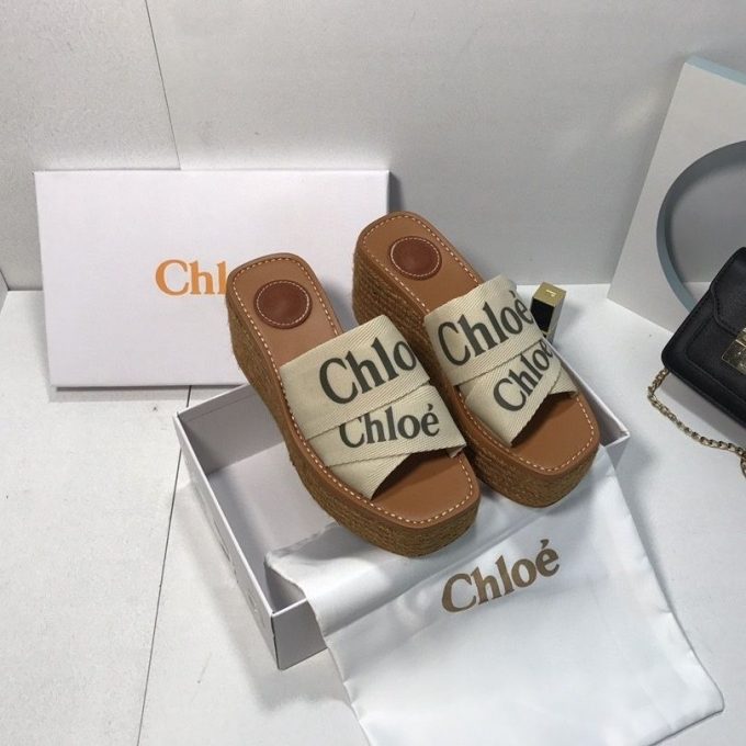 Canvas Woody Platform Sandals - Image 12