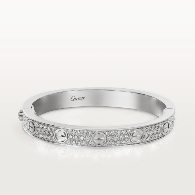 car The London Love Bracelet With Diamond Big Model-6mm Width - Image 27