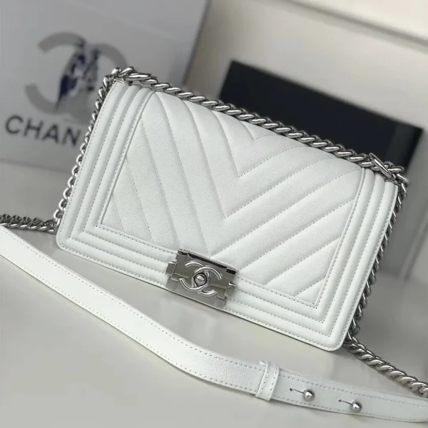 BOY CC HANDBAG CAVIAR LEATHER